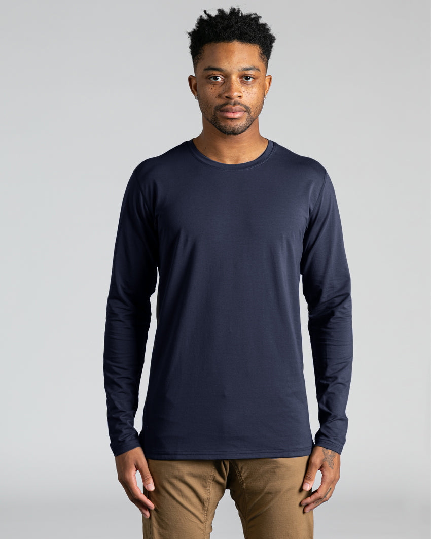 Long Sleeve: BYLT Signature Split Hem