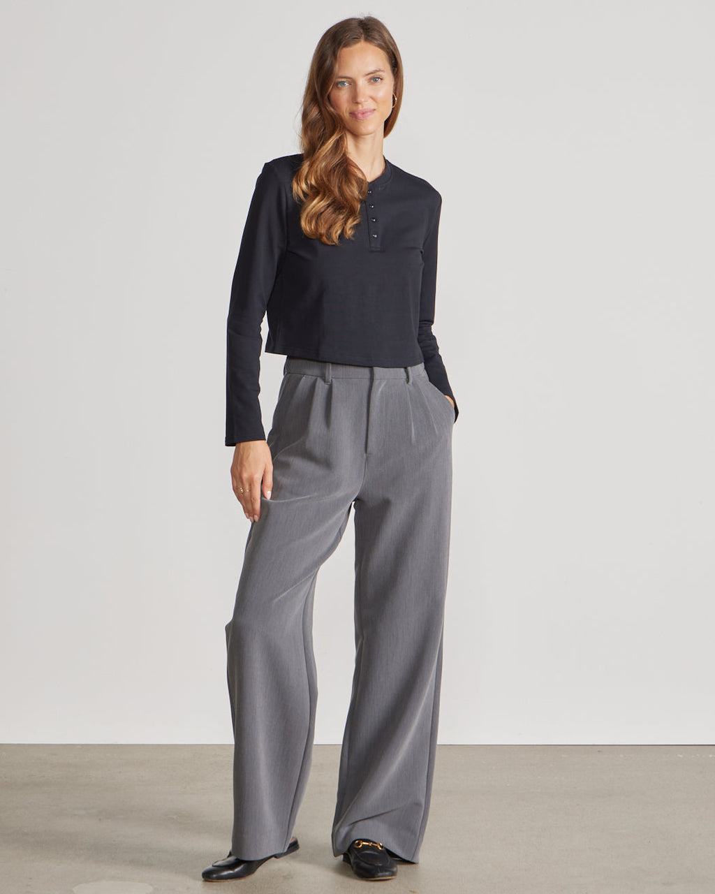 Midtown Wide-Leg Tailored Pant