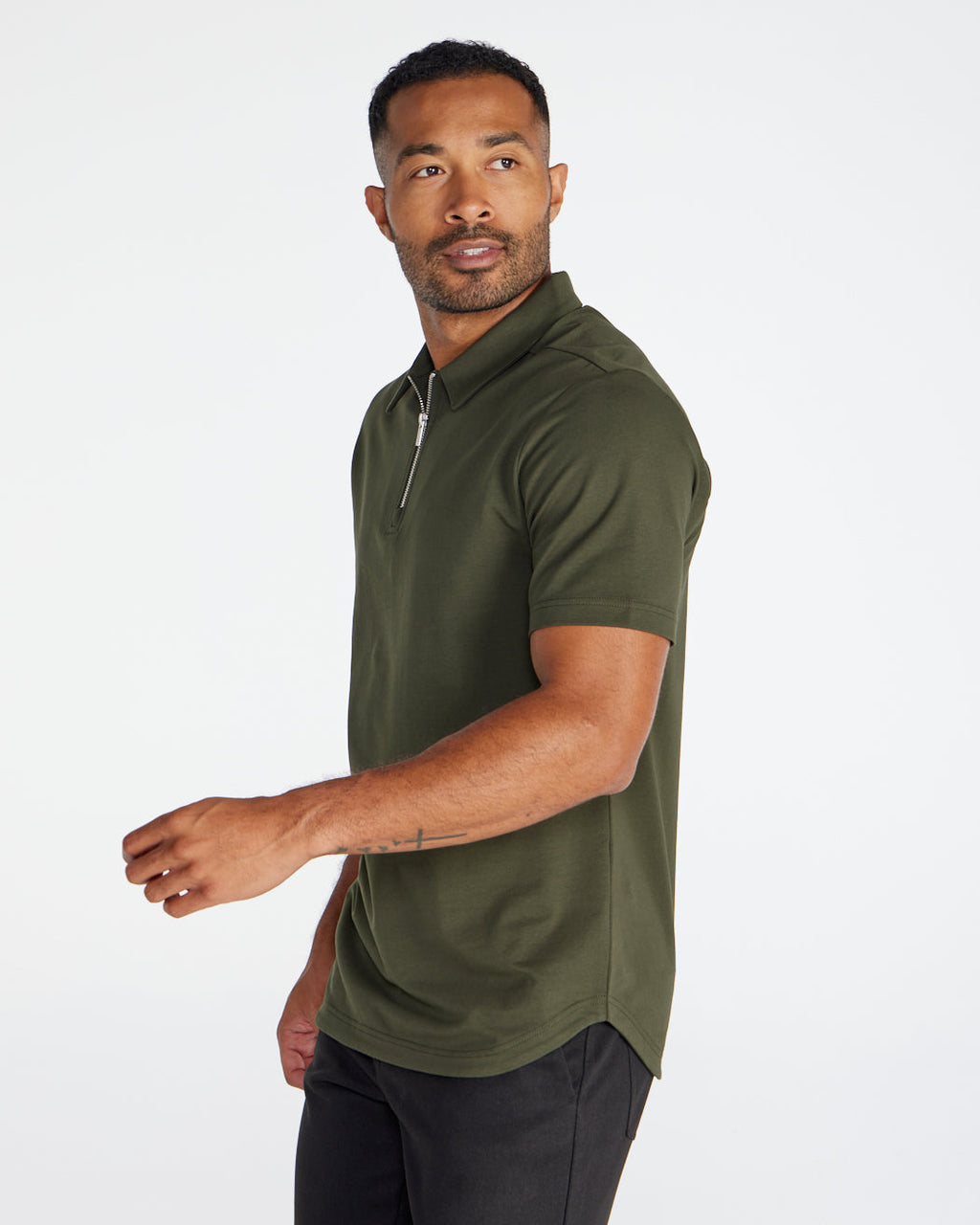 LUX Zip Polo
