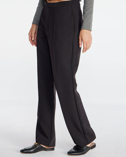 Midtown Straight Leg Pintuck Pant