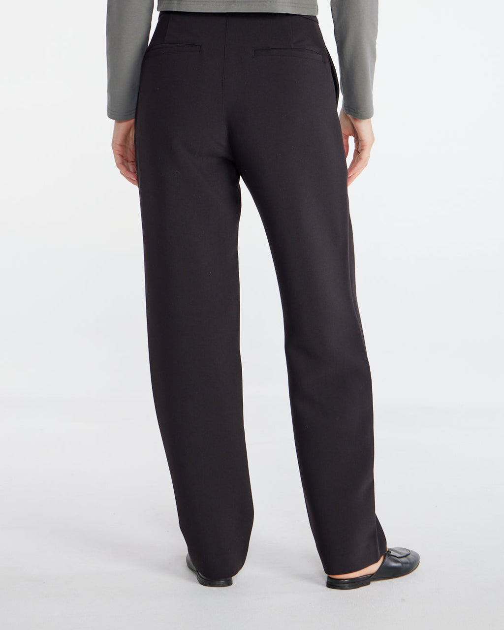 Midtown Straight Leg Pintuck Pant
