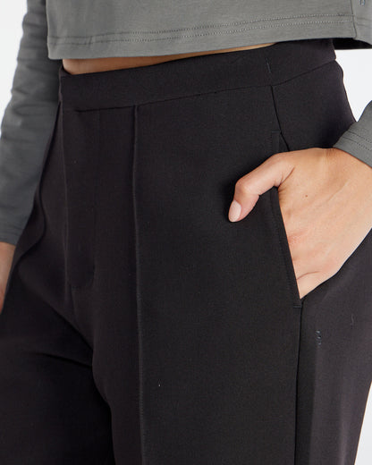 Midtown Straight Leg Pintuck Pant