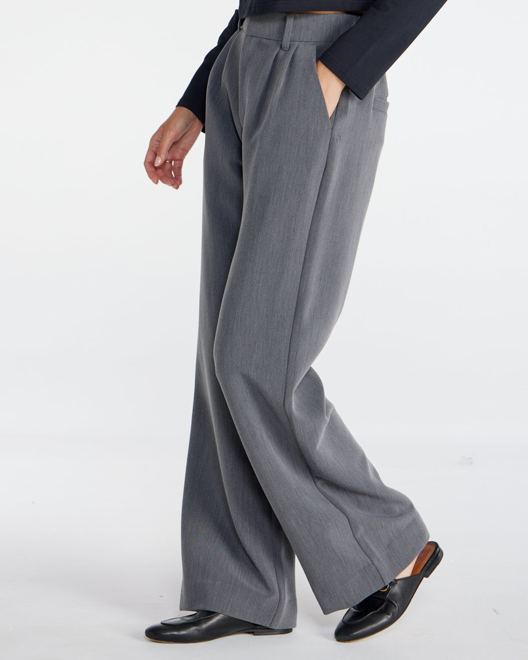 Midtown Wide-Leg Tailored Pant