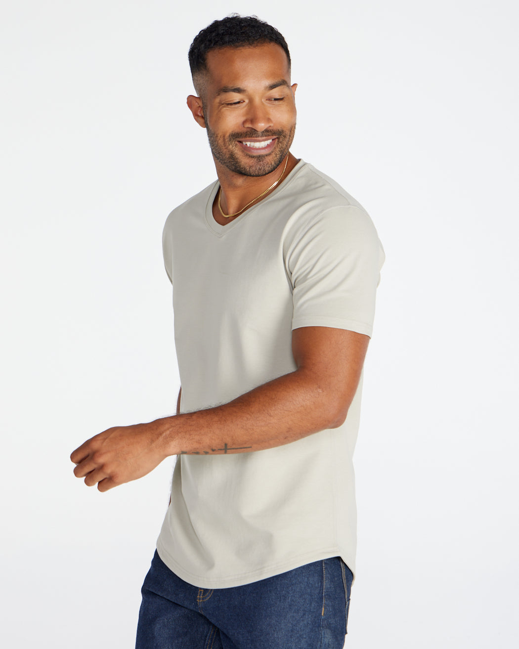 5-Item Drop-Cut V-Neck: LUX Bundle