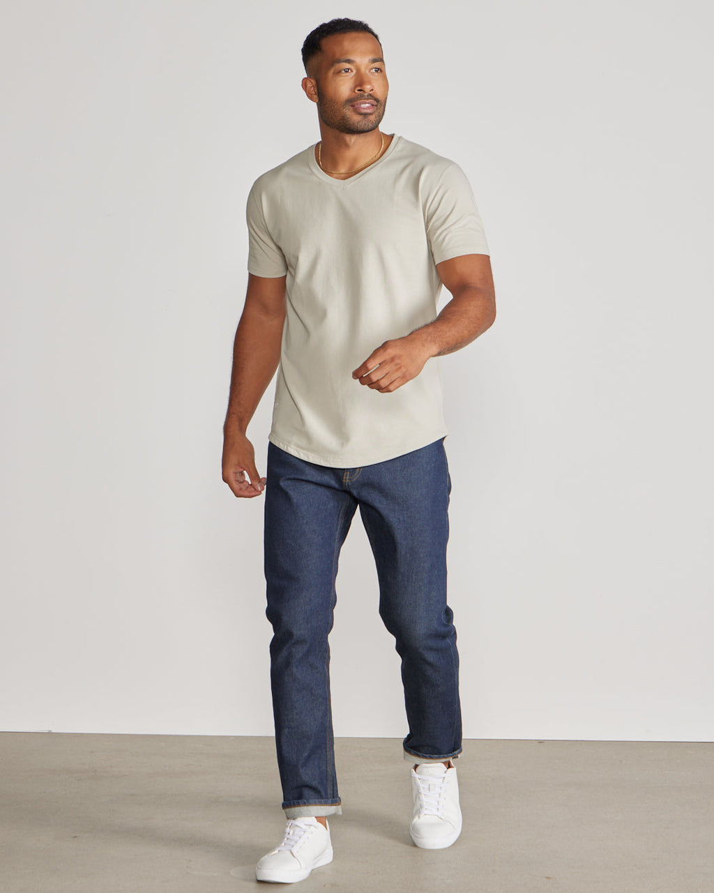 5-Item Drop-Cut V-Neck: LUX Bundle