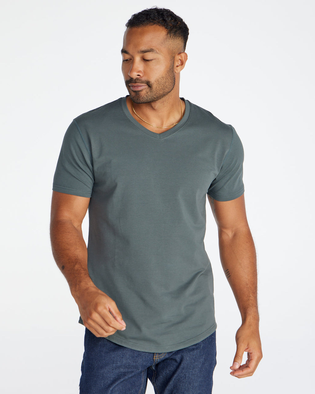 5-Item Drop-Cut V-Neck: LUX Bundle