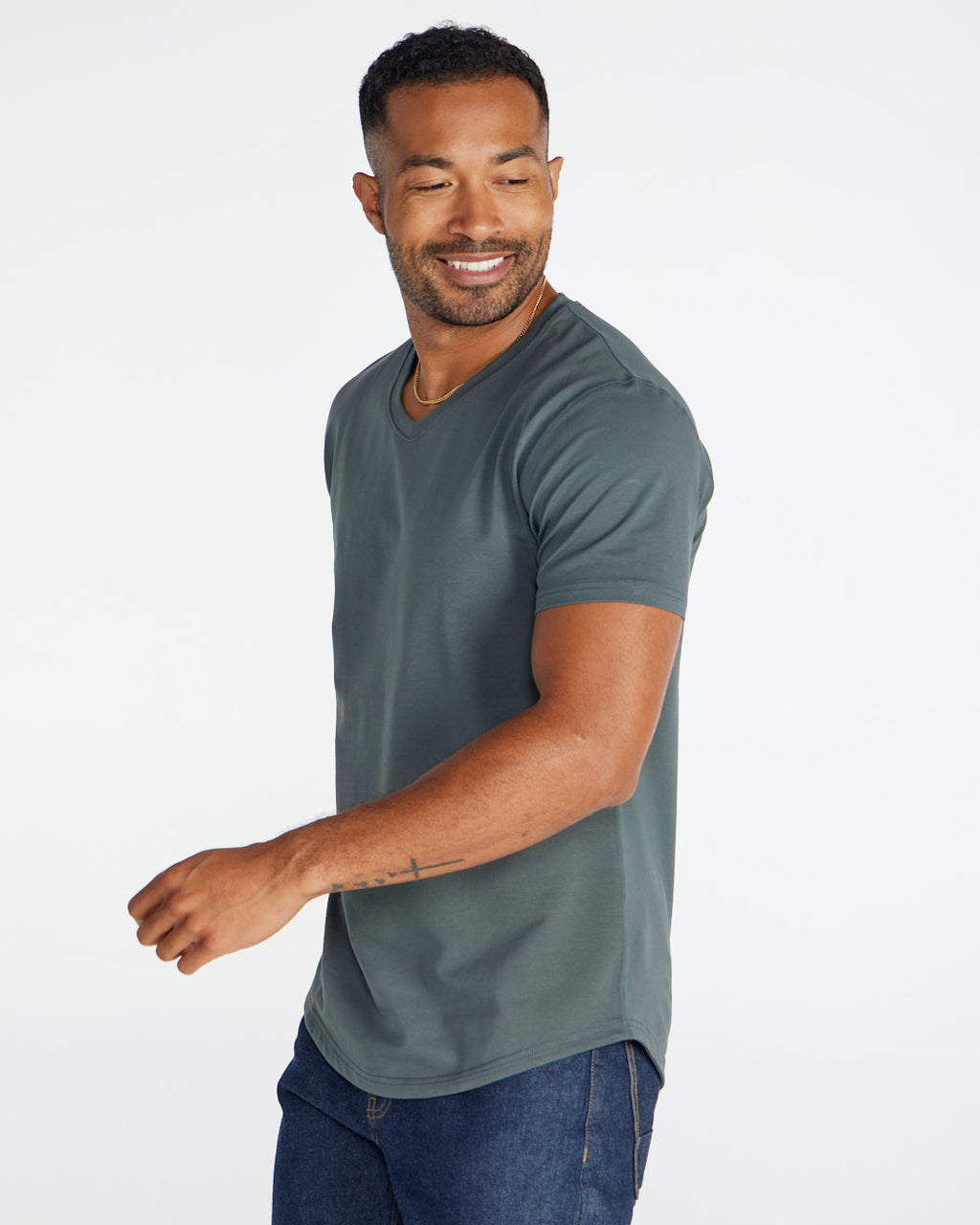 5-Item Drop-Cut V-Neck: LUX Bundle
