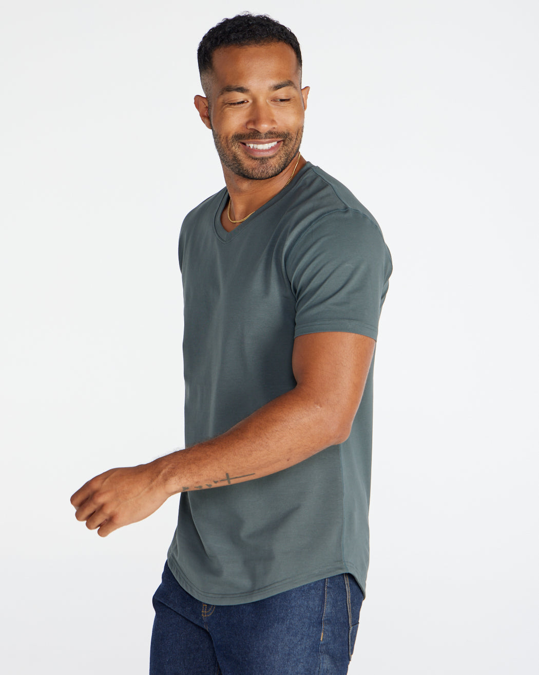 5-Item Drop-Cut V-Neck: LUX Bundle