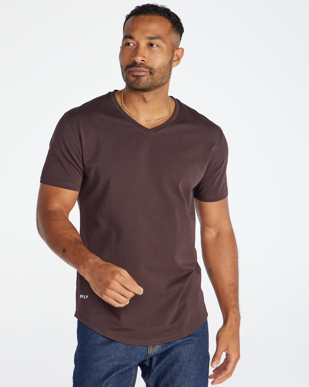 5-Item Drop-Cut V-Neck: LUX Bundle