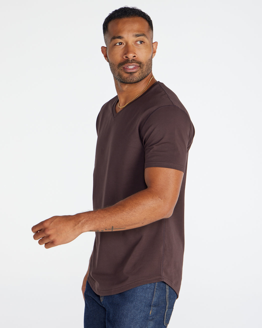 5-Item Drop-Cut V-Neck: LUX Bundle