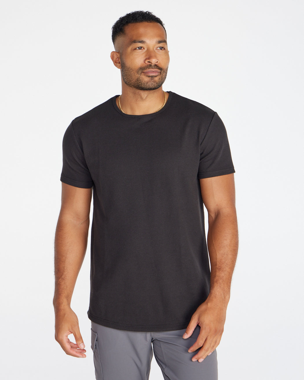 Thermal Short Sleeve Drop-Cut
