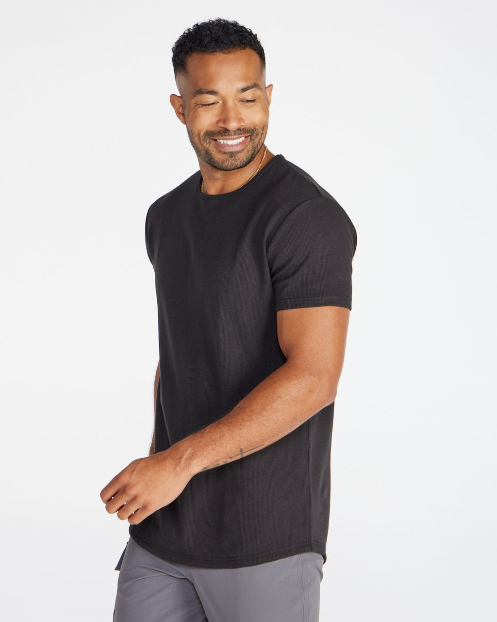 Thermal Short Sleeve Drop-Cut
