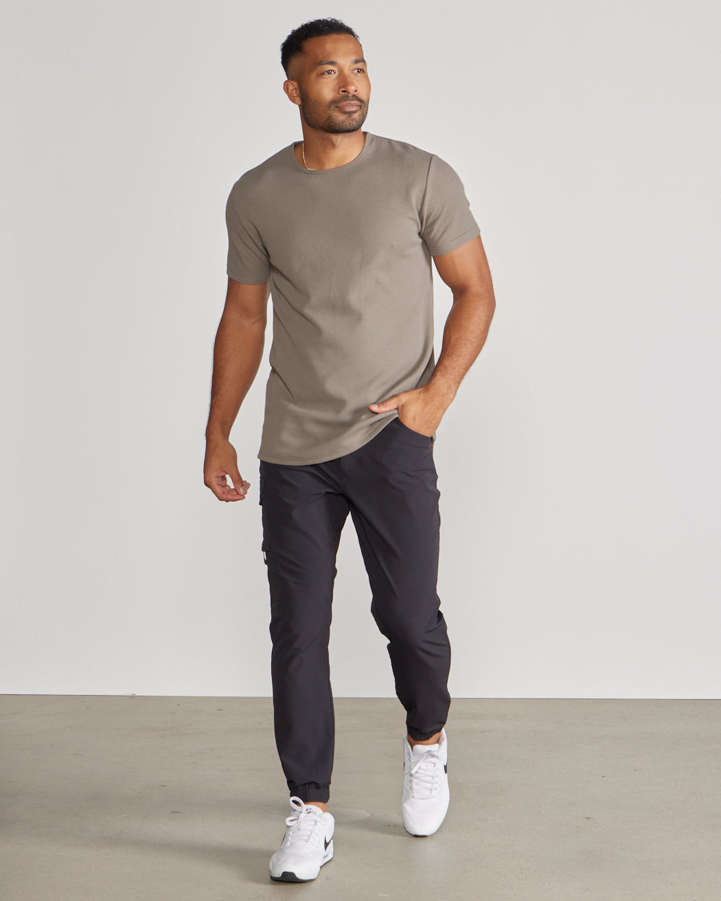 Thermal Short Sleeve Drop-Cut