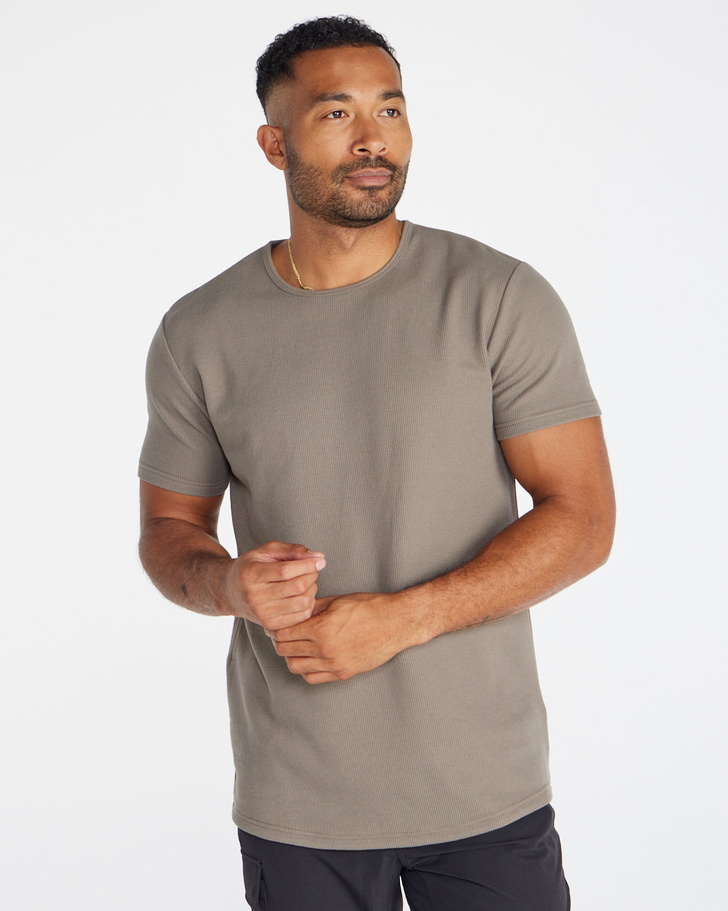 Thermal Short Sleeve Drop-Cut