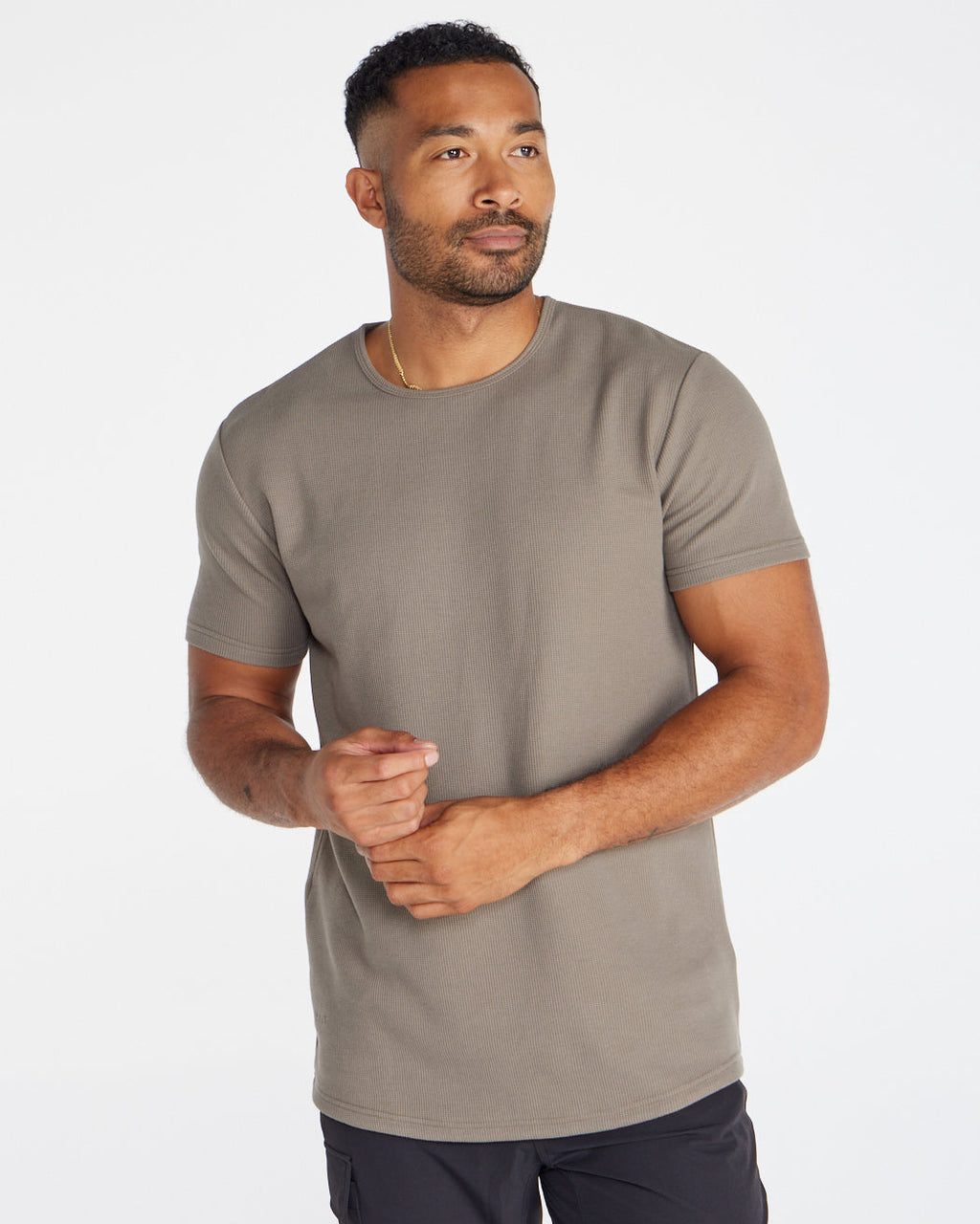 Thermal Short Sleeve Drop-Cut