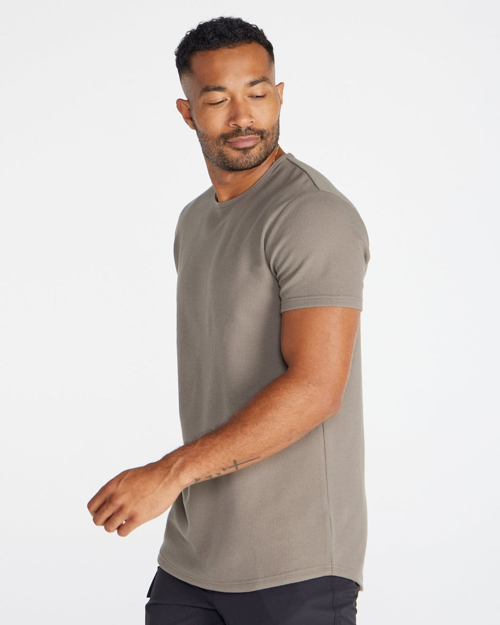Thermal Short Sleeve Drop-Cut