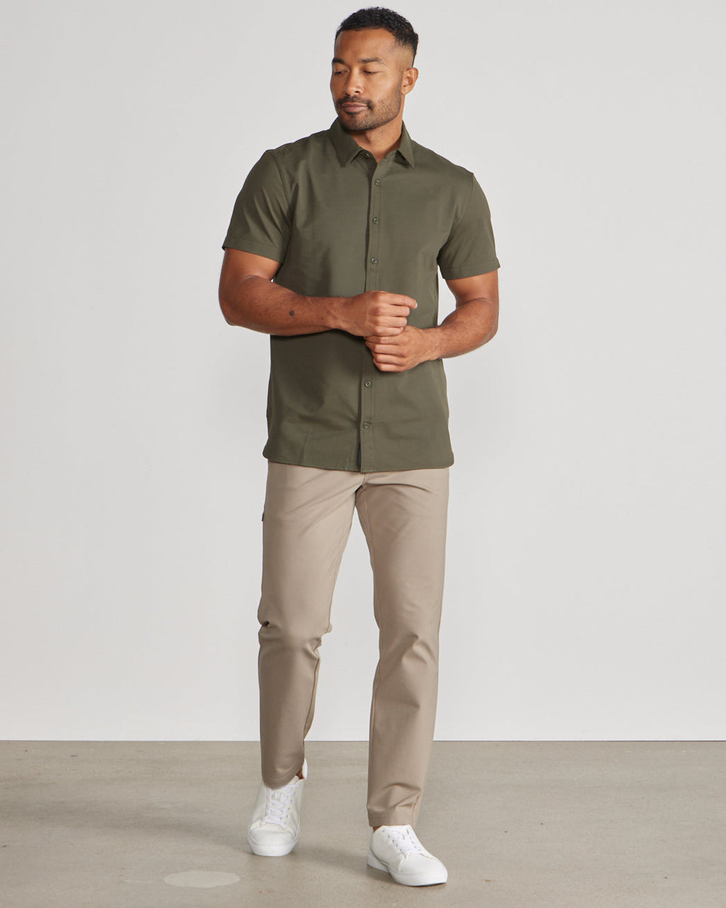 Vista Stretch Short Sleeve Button Down