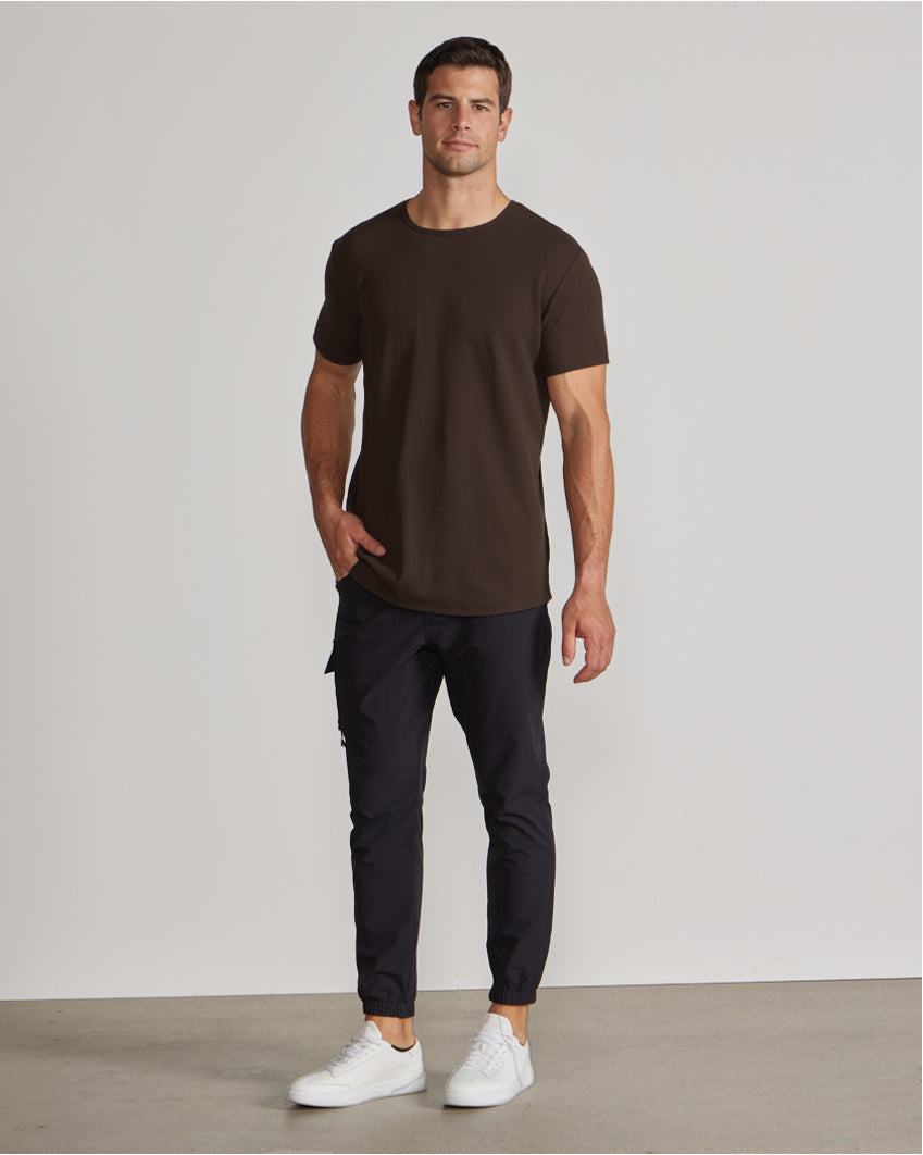 Thermal Short Sleeve Drop-Cut