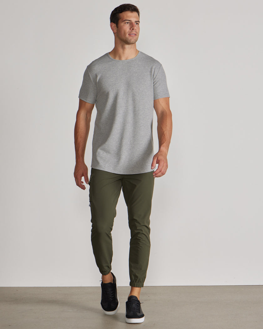 Thermal Short Sleeve Drop-Cut