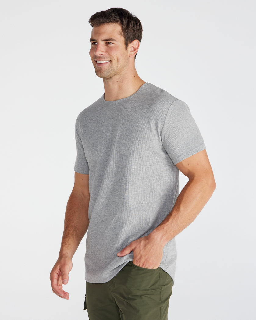 Thermal Short Sleeve Drop-Cut