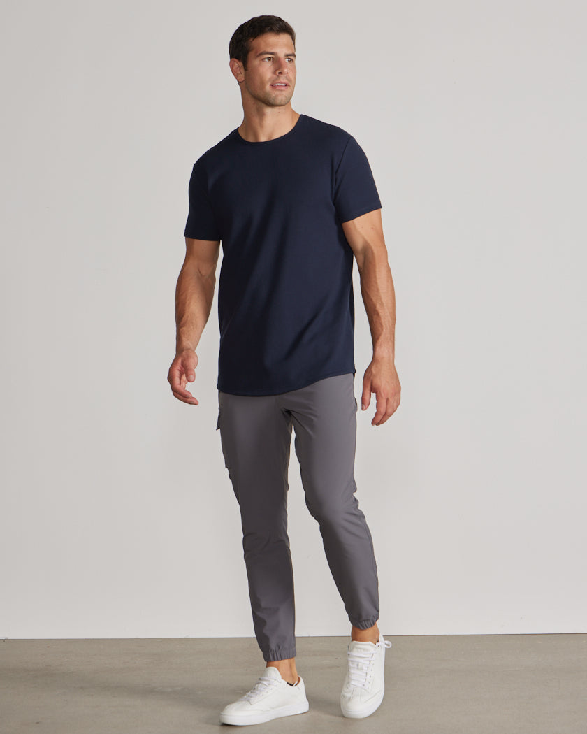 Thermal Short Sleeve Drop-Cut