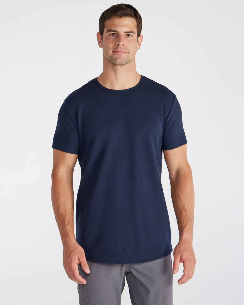 Thermal Short Sleeve Drop-Cut