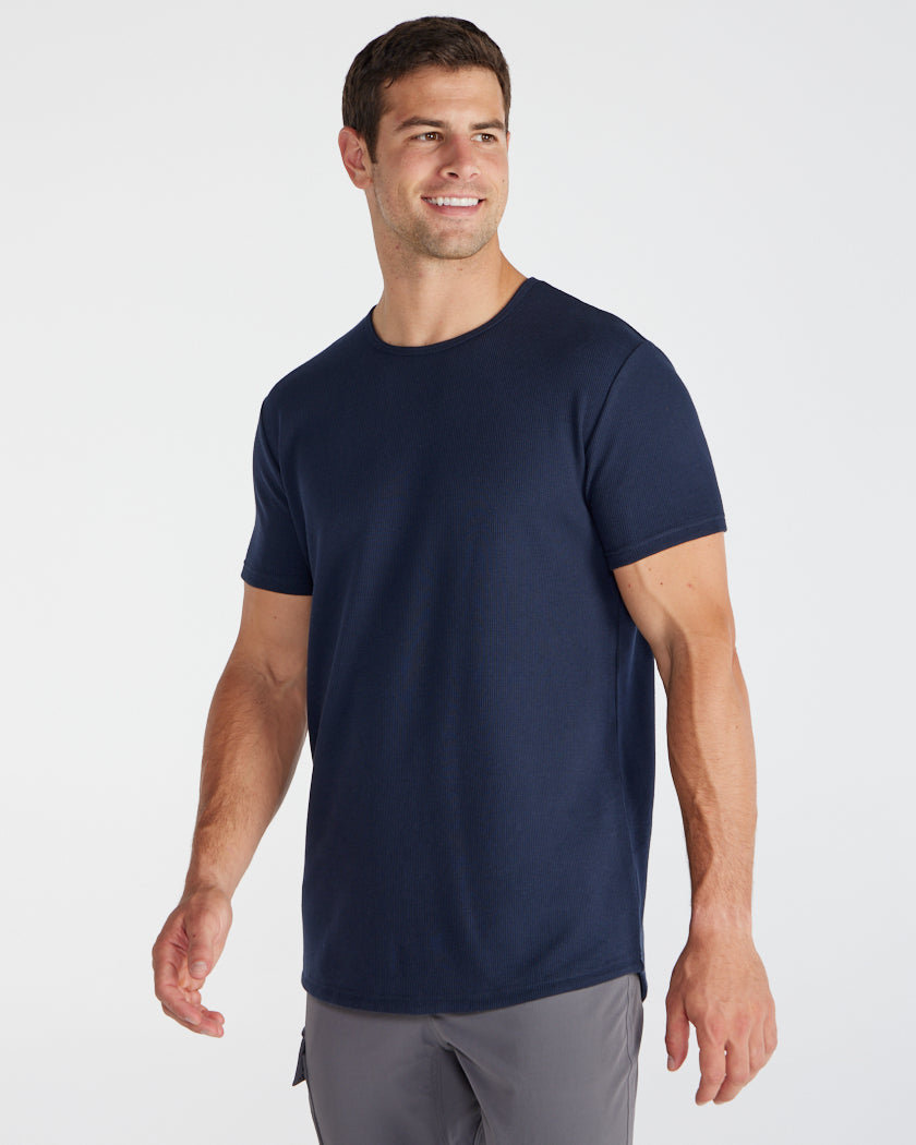 Thermal Short Sleeve Drop-Cut