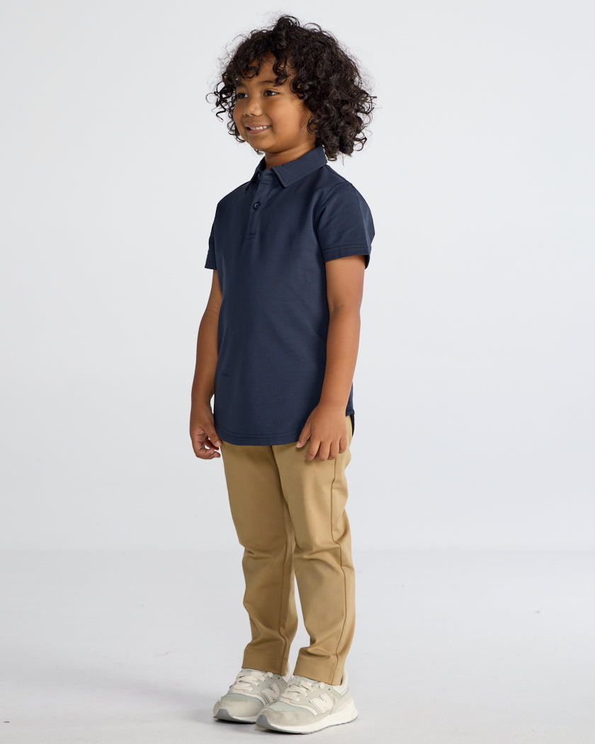 Kids Drop-Cut: LUX Polo