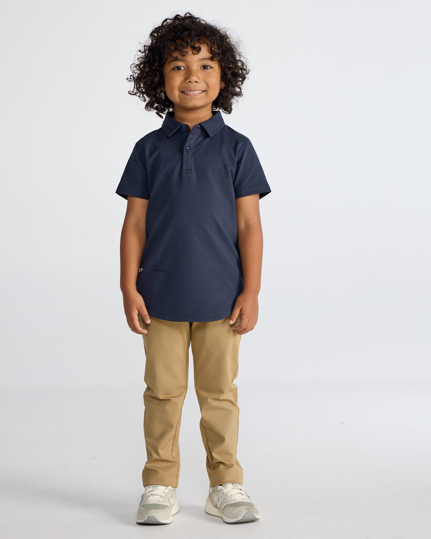 Kids Drop-Cut: LUX Polo