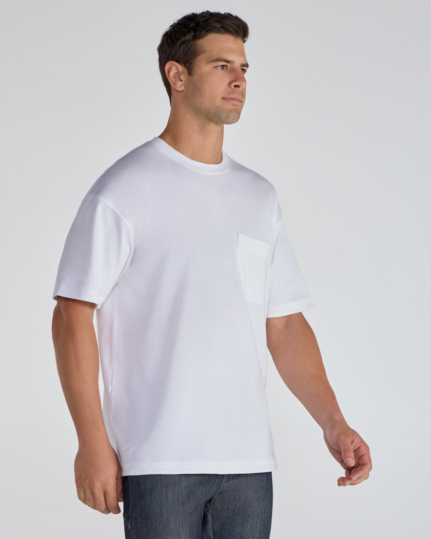 Cotton Short Sleeve Relaxed Pocket Tee