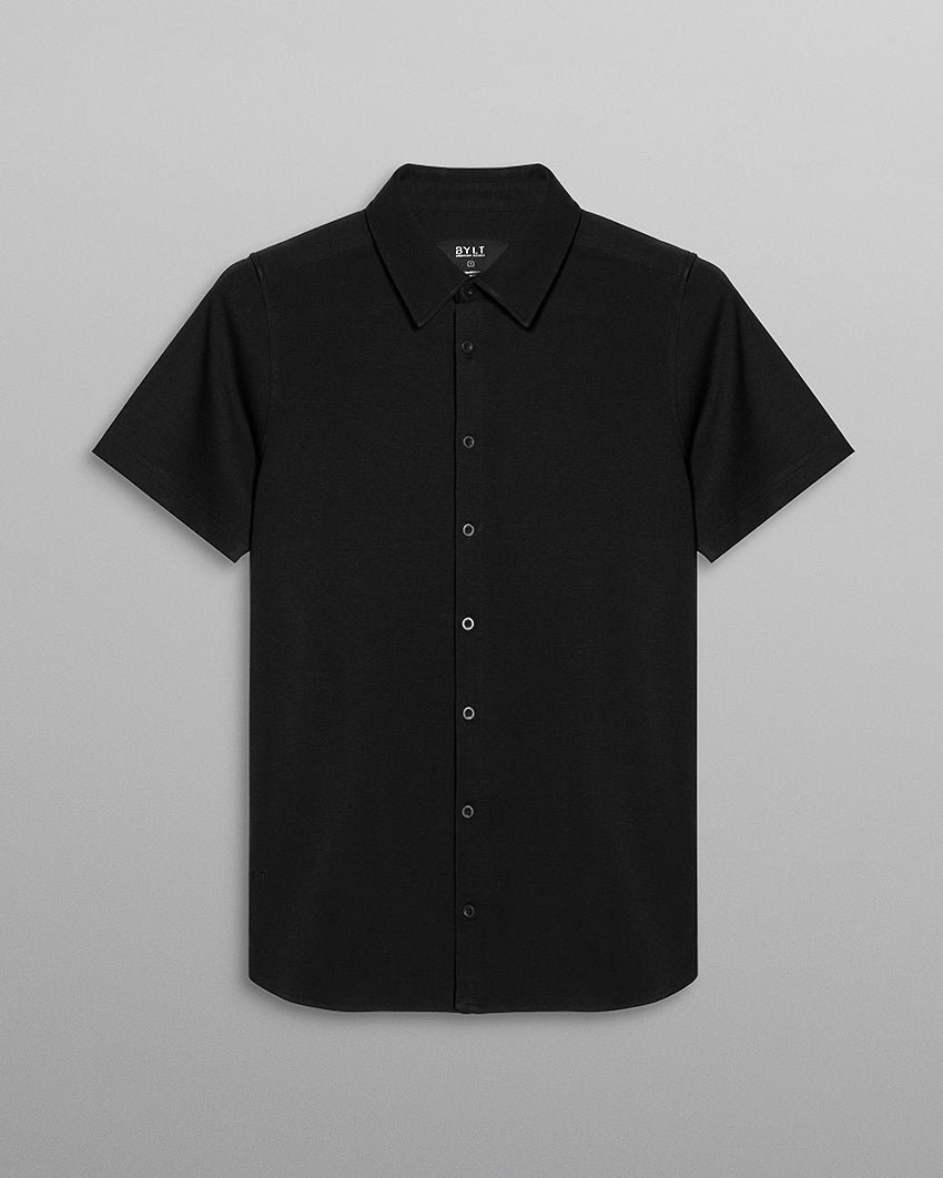 SoftBlend Short Sleeve Button Down
