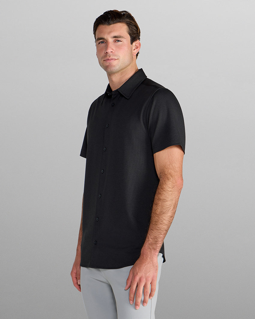 SoftBlend Short Sleeve Button Down