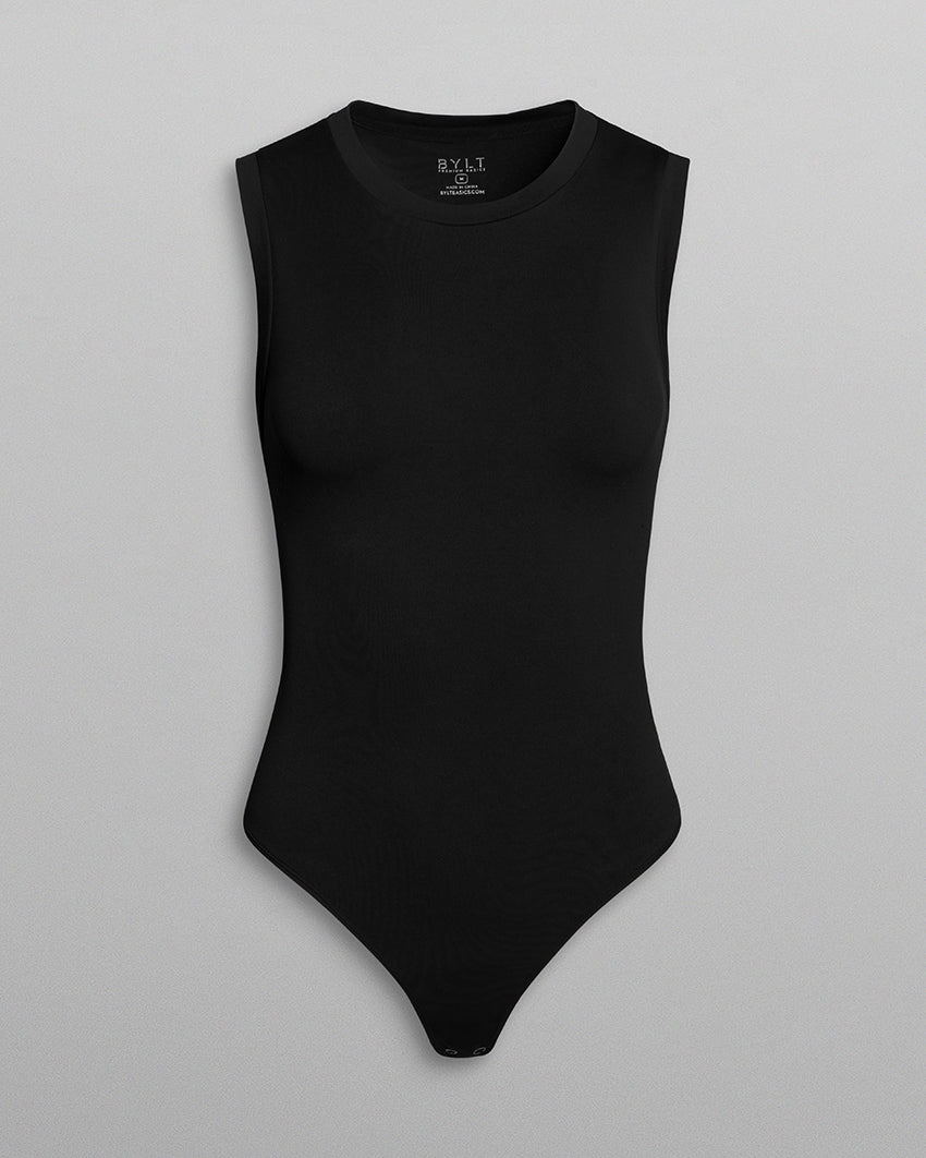 Balm High Neck Sleeveless Bodysuit