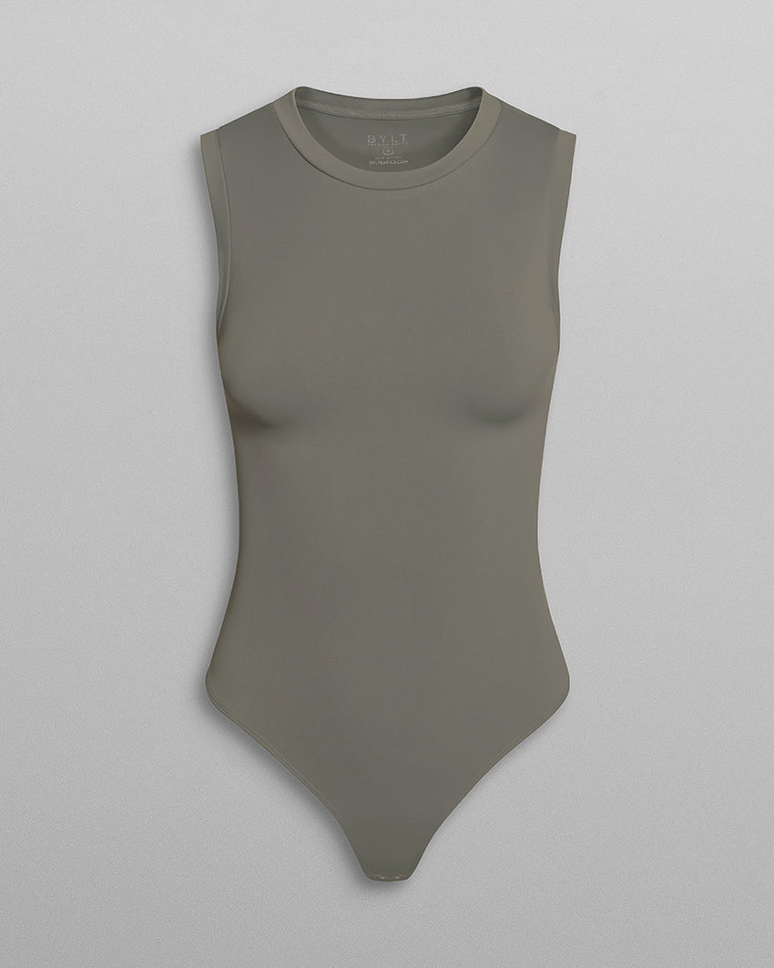 Balm High Neck Sleeveless Bodysuit