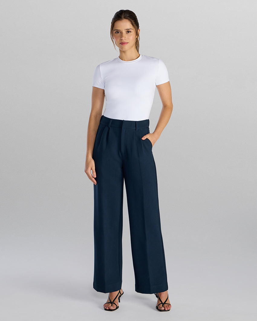 Midtown Wide-Leg Tailored Pant