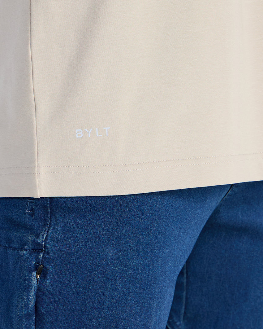 LUX Box Tee: BYLT Collar