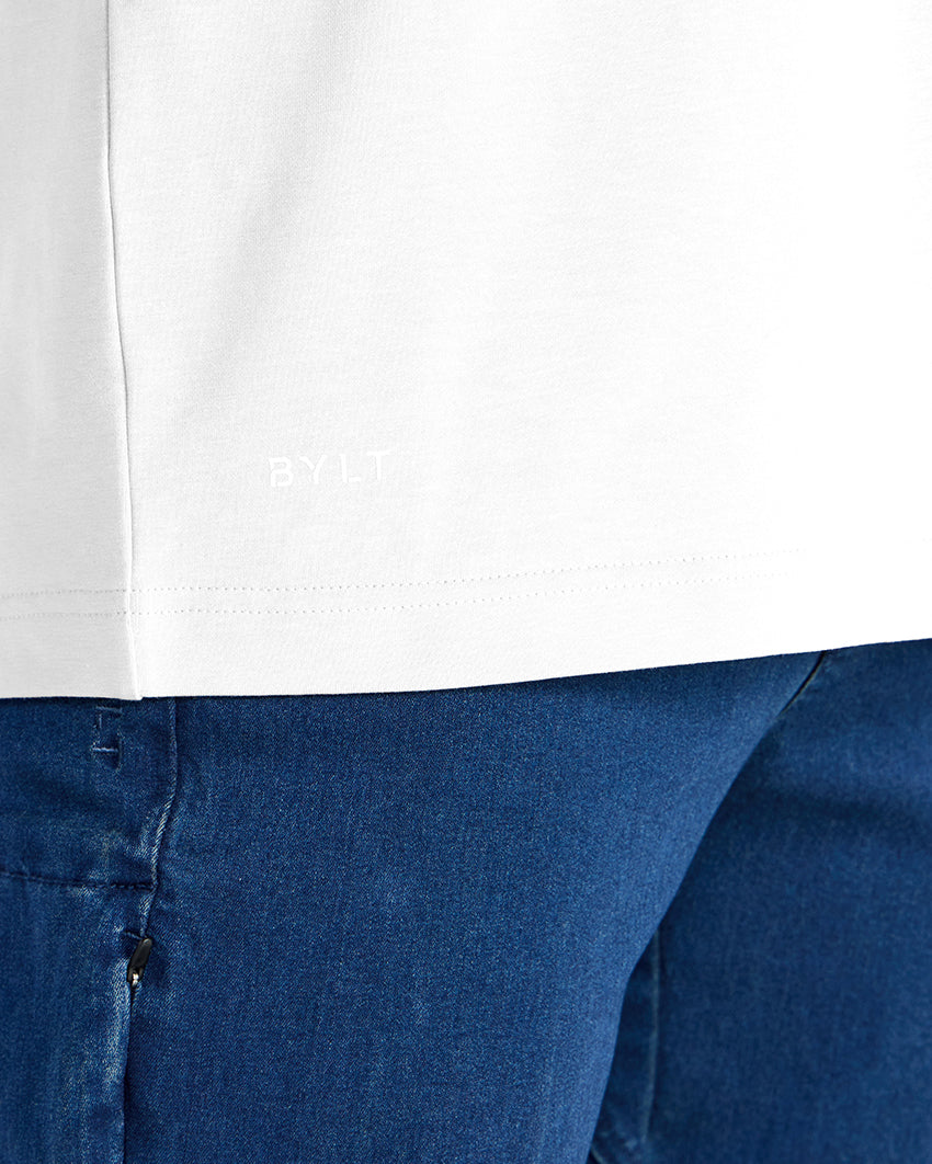 LUX Box Tee: BYLT Collar