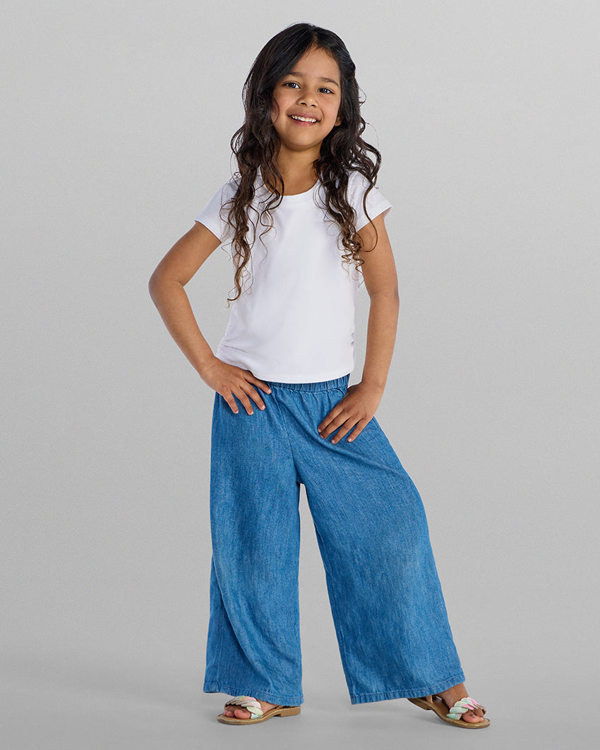 Girls Drift Ruched Short Sleeve