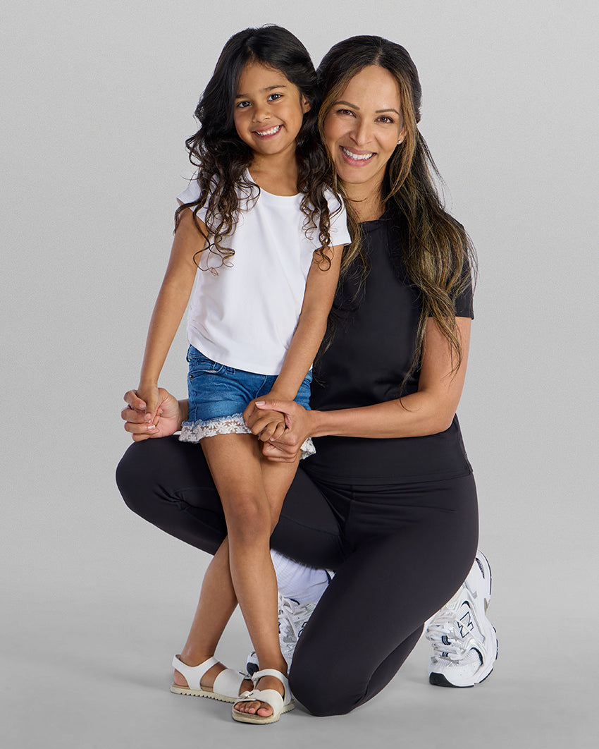 Girls Drift Ruched Short Sleeve