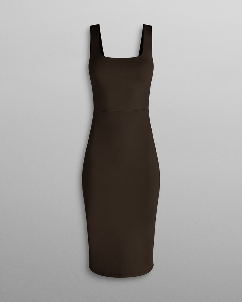 Balm Squareneck Midi Dress
