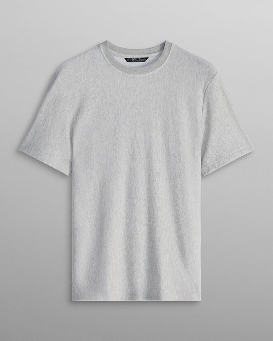 Brushed Herringbone Box Tee