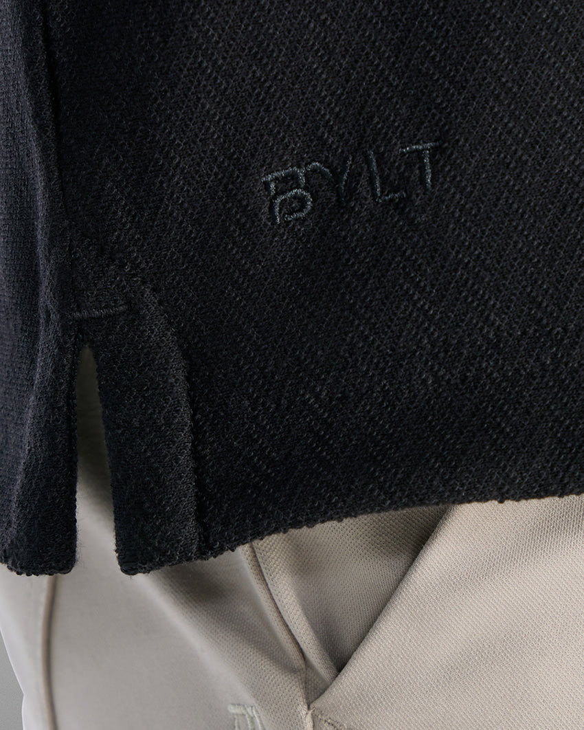 Brushed Herringbone Box Tee