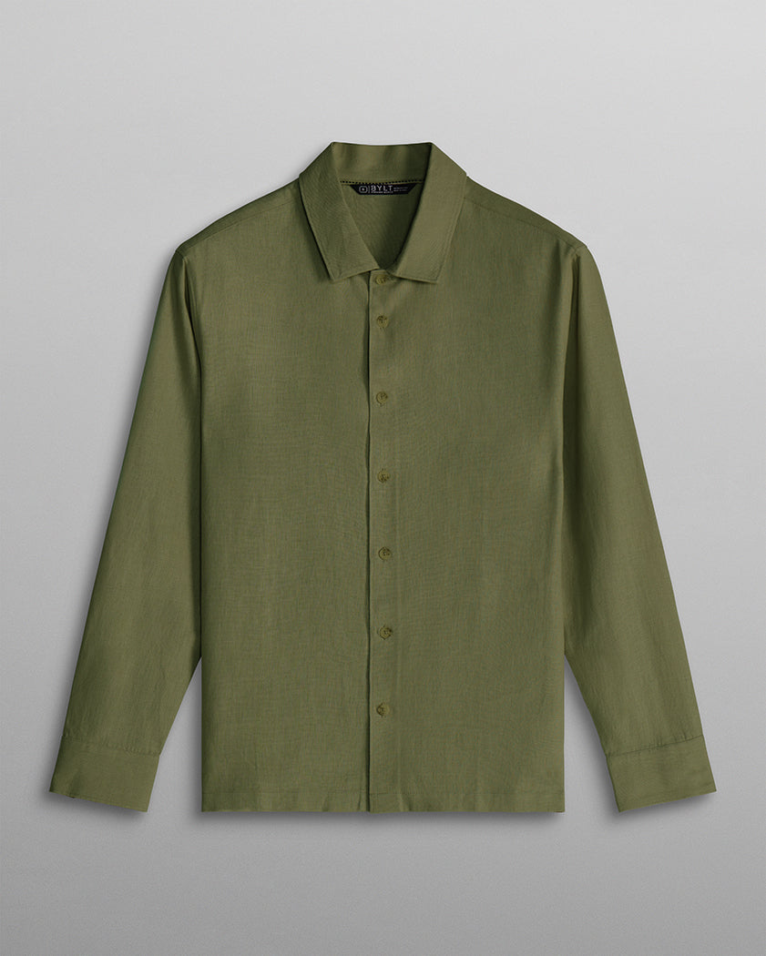 Back to Basics Linen Long Sleeve Button Down