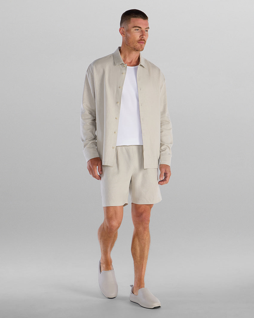 Back to Basics Linen Long Sleeve Button Down