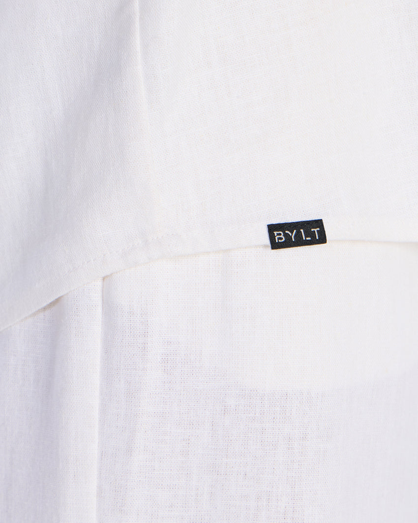 Women's Back to Basics Linen Button Down