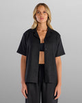 Women's Back to Basics Linen Camp Collar