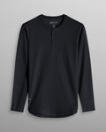 Henley Drop-Cut Long Sleeve: LUX