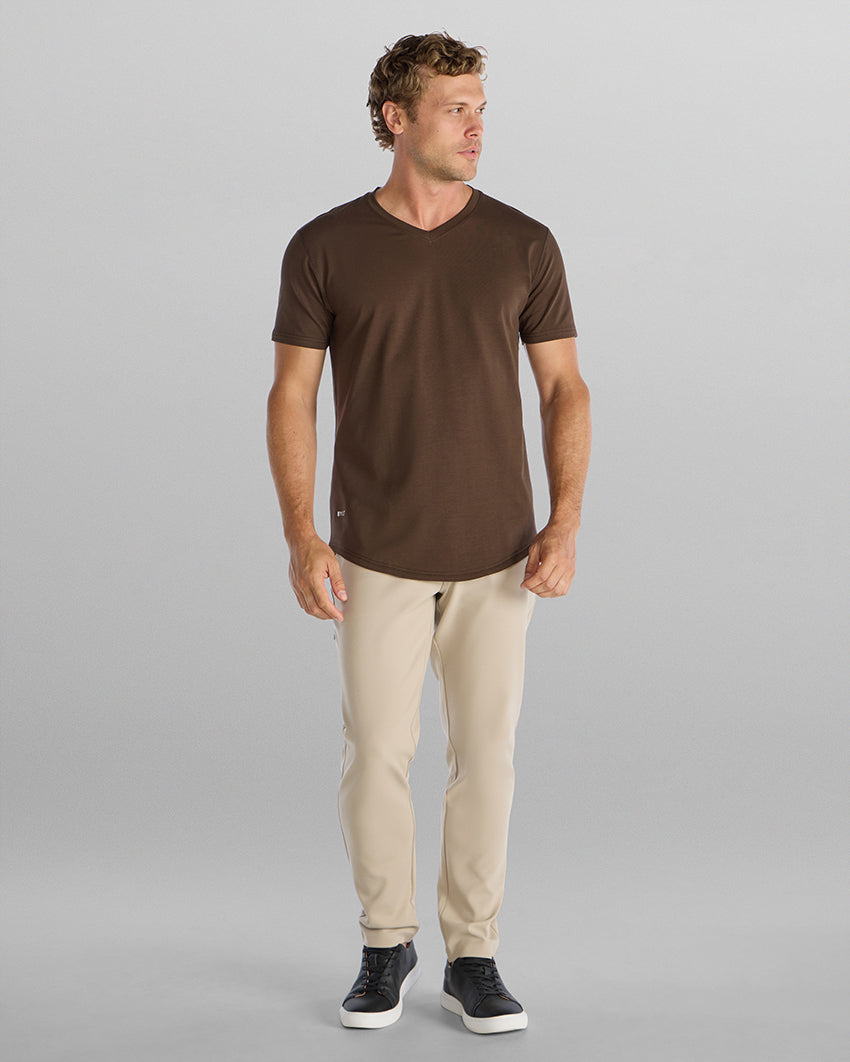 Drop-Cut V-Neck: LUX