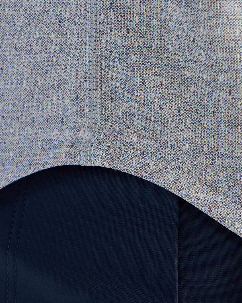 Heather Printed Polo