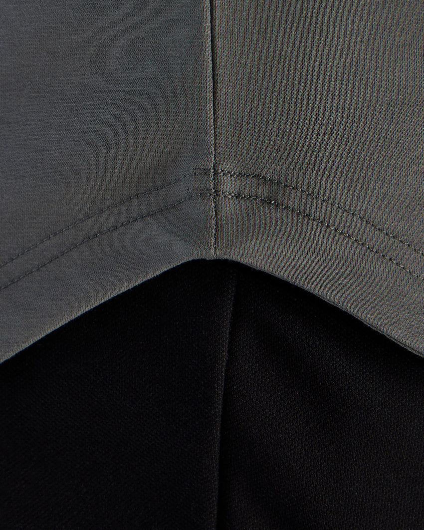 LUX Long Sleeve Zip Polo